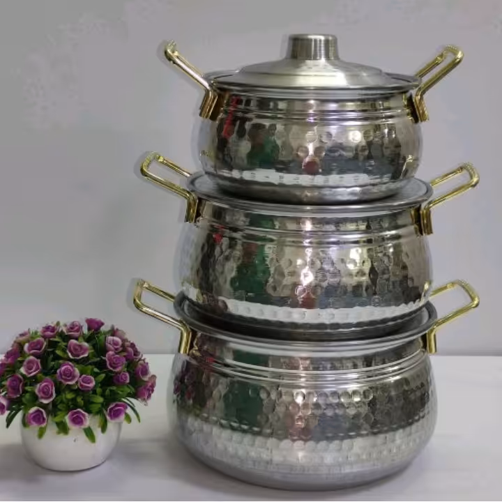 قابلمه چکشی  دسته طلایی