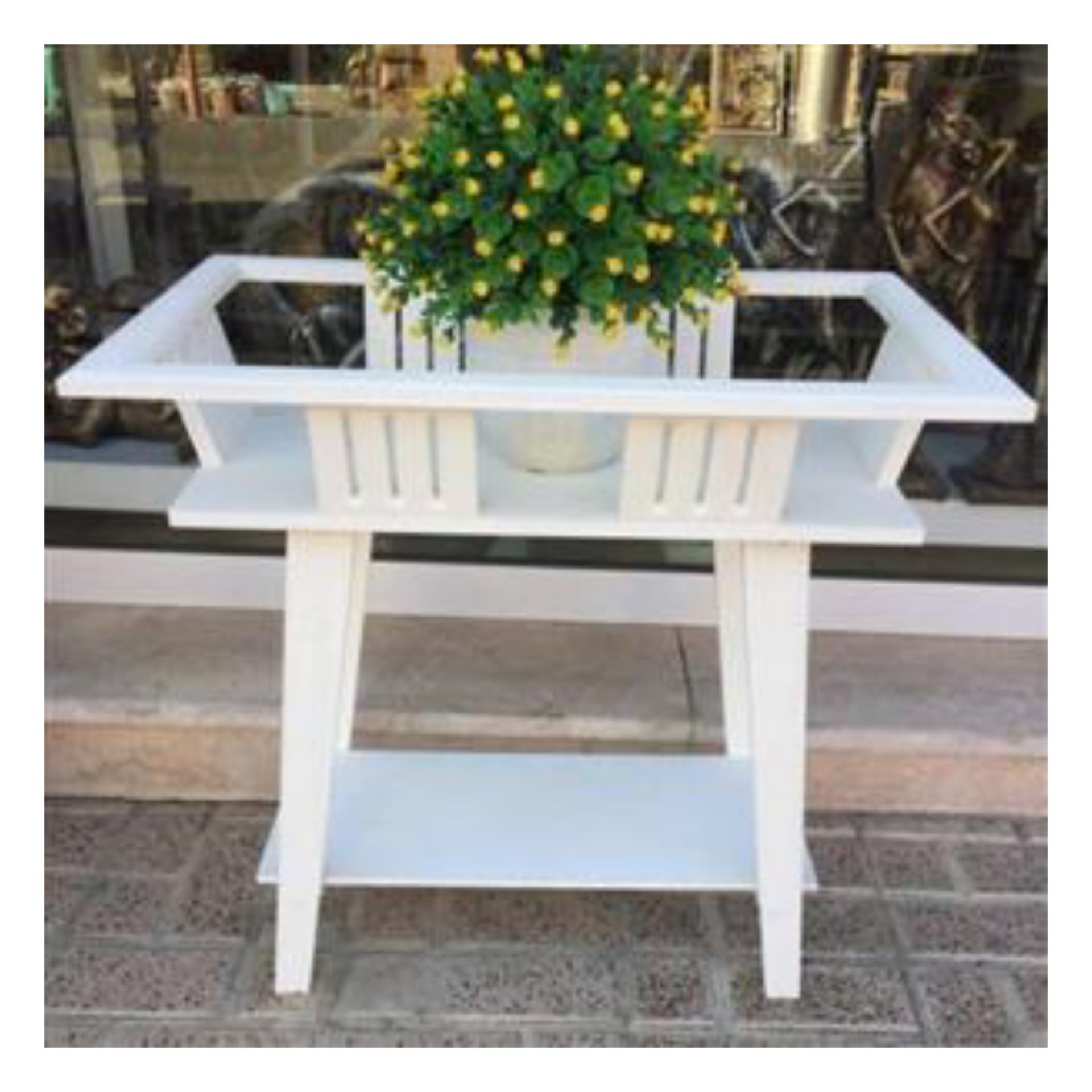 میز. گلدان ایکیا سفید 