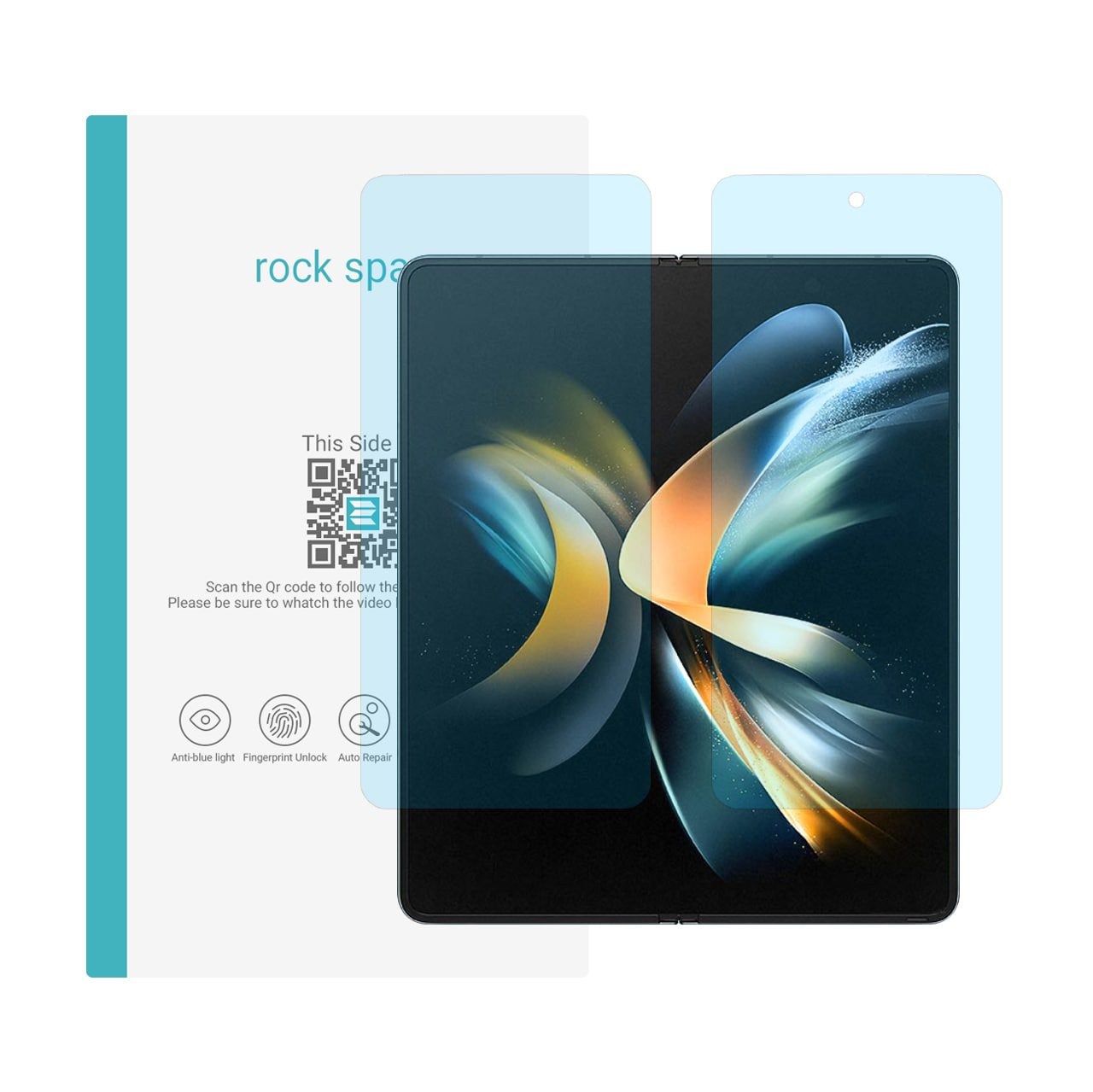 گلس نانو هیدروژل آنتی بلوراک اسپیس180LG-02Yمناسب برای گوشی سامسونگGalaxy Z Fold4