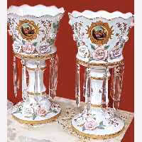 جفت شمعدان چینی دیوار گل برجسته خاص طلاکوب انتیک ارسال پسکرایه 