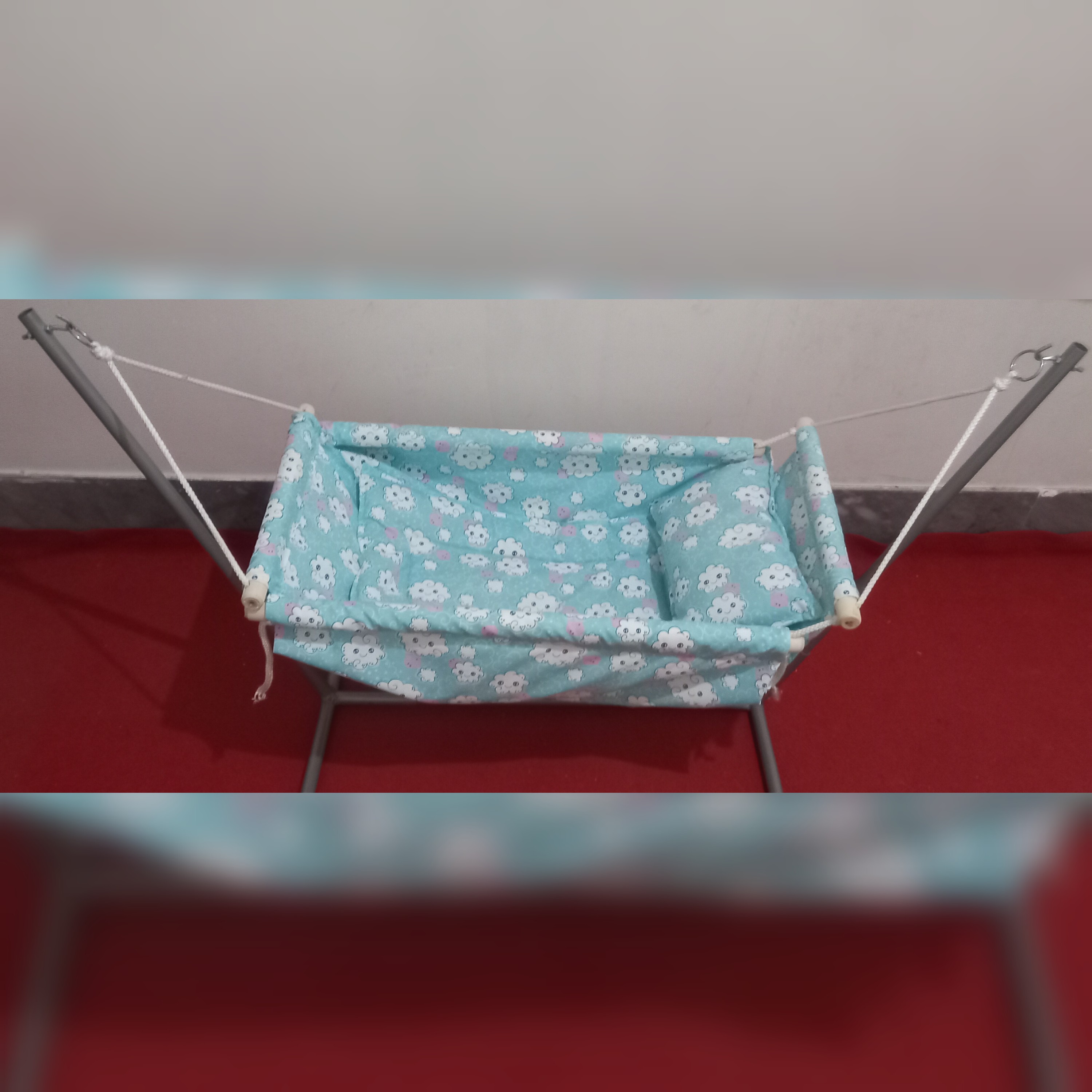 گهواره نوزاد و بانوج سنتی نوزاد و ننو (قابل استفاده تا یکسالگی)