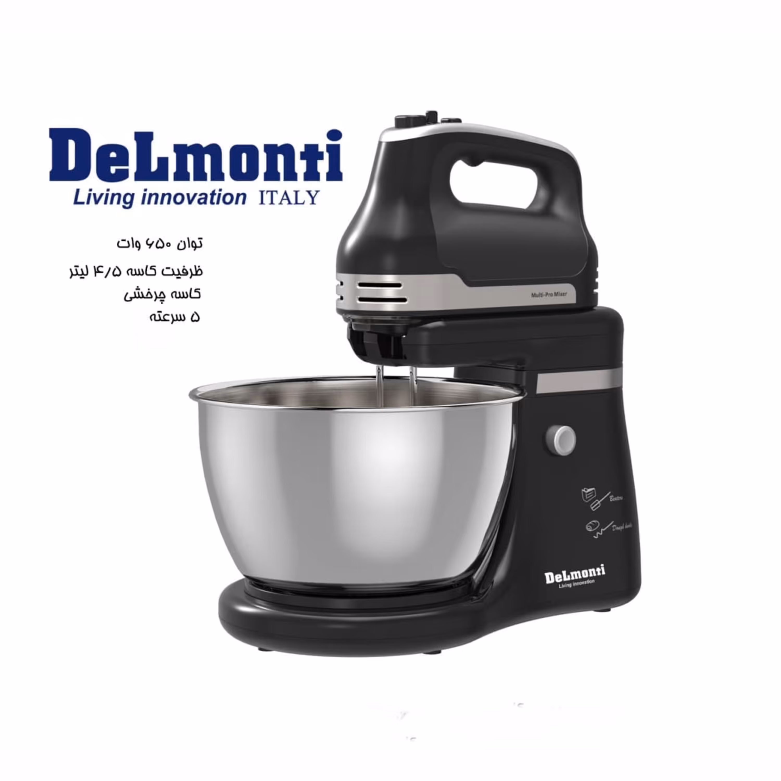 همزن کاسه چرخشی دلمونتی مدل 140