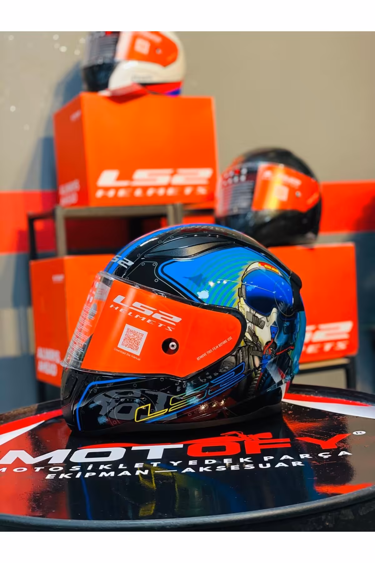 بارانی موتورسوار LS2 RAPID MACH II سری کامل چهره MOTOFY