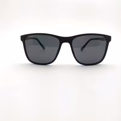 عینک آفتابی مردانه OGA مشکی گرد مربع