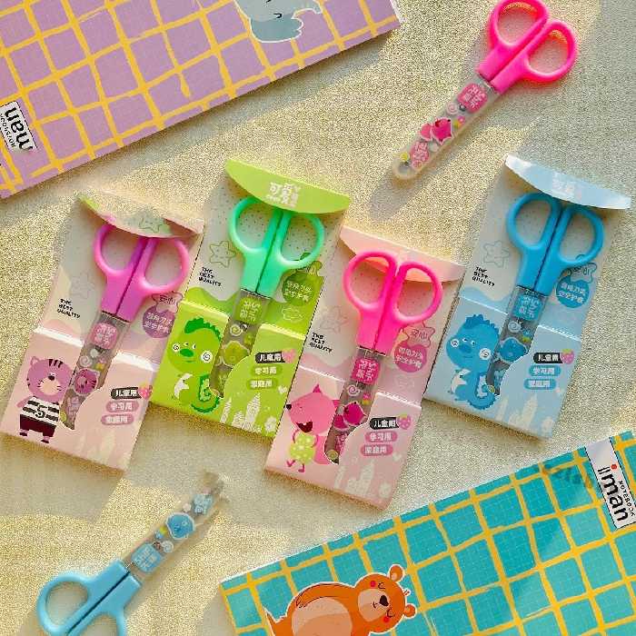 قیچی های  فانتزی  حیوانات  با سری محافظو تیغه اهنی