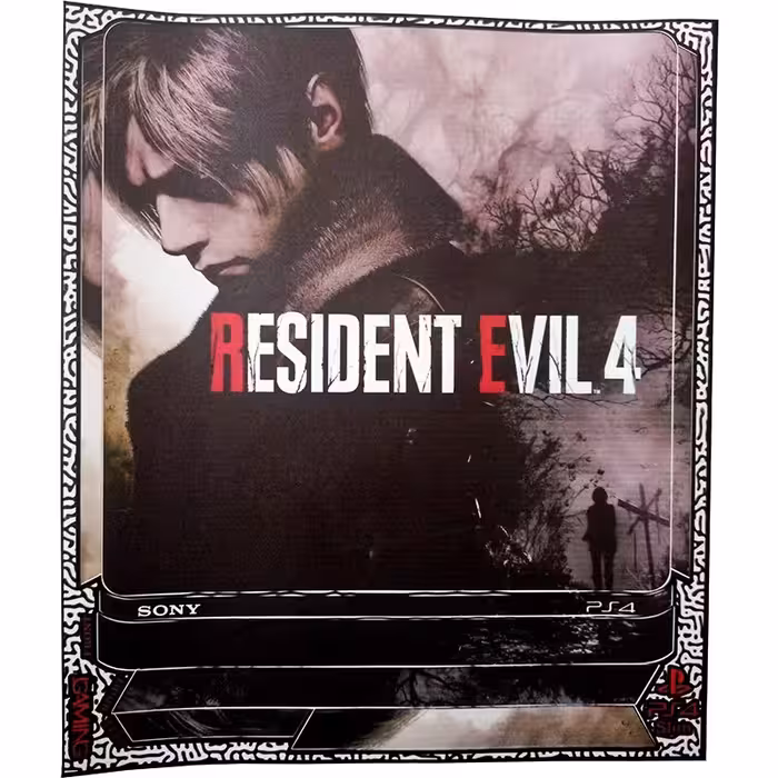 اسکین پلی استیشن 4 اسلیم طرح RESIDENT EVIL 4