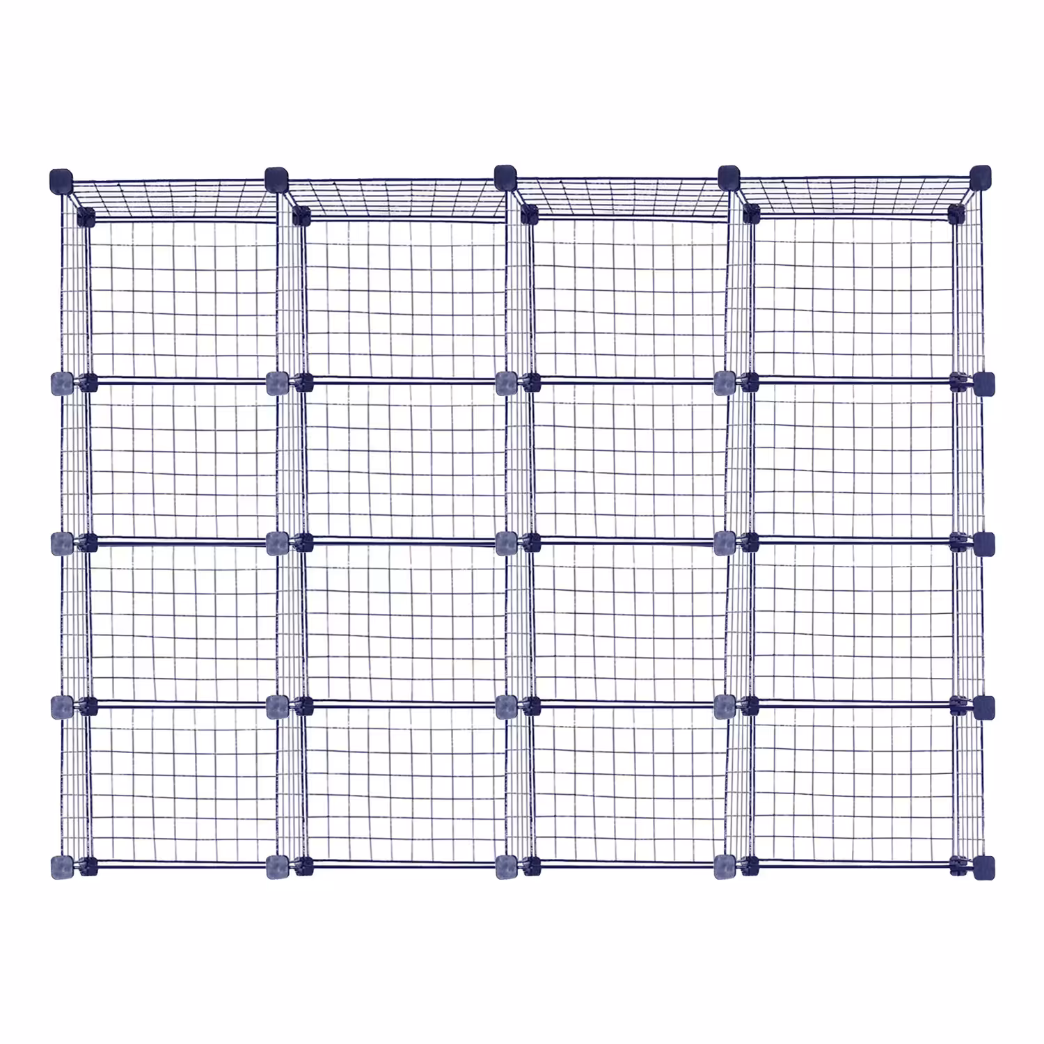 ست قفسه مشبک چهار طبقه در چهار ردیف سایز 48x32(ارسال پس کرایه و به عهده مشتری)