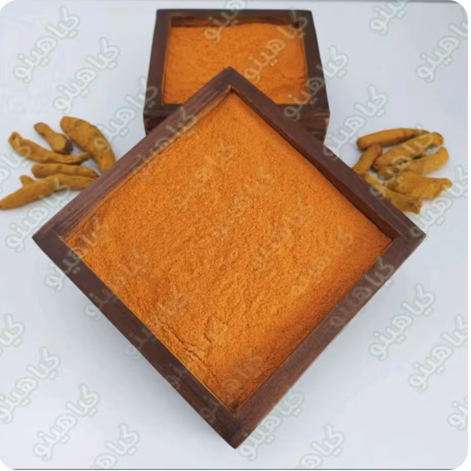زردچوبه خالص ( پودر زردچوبه ) 2 کیلویی گیاهینو