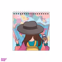 دفتر طراحی بامبیلیپ طرح دختر جهانگرد کد 2208731