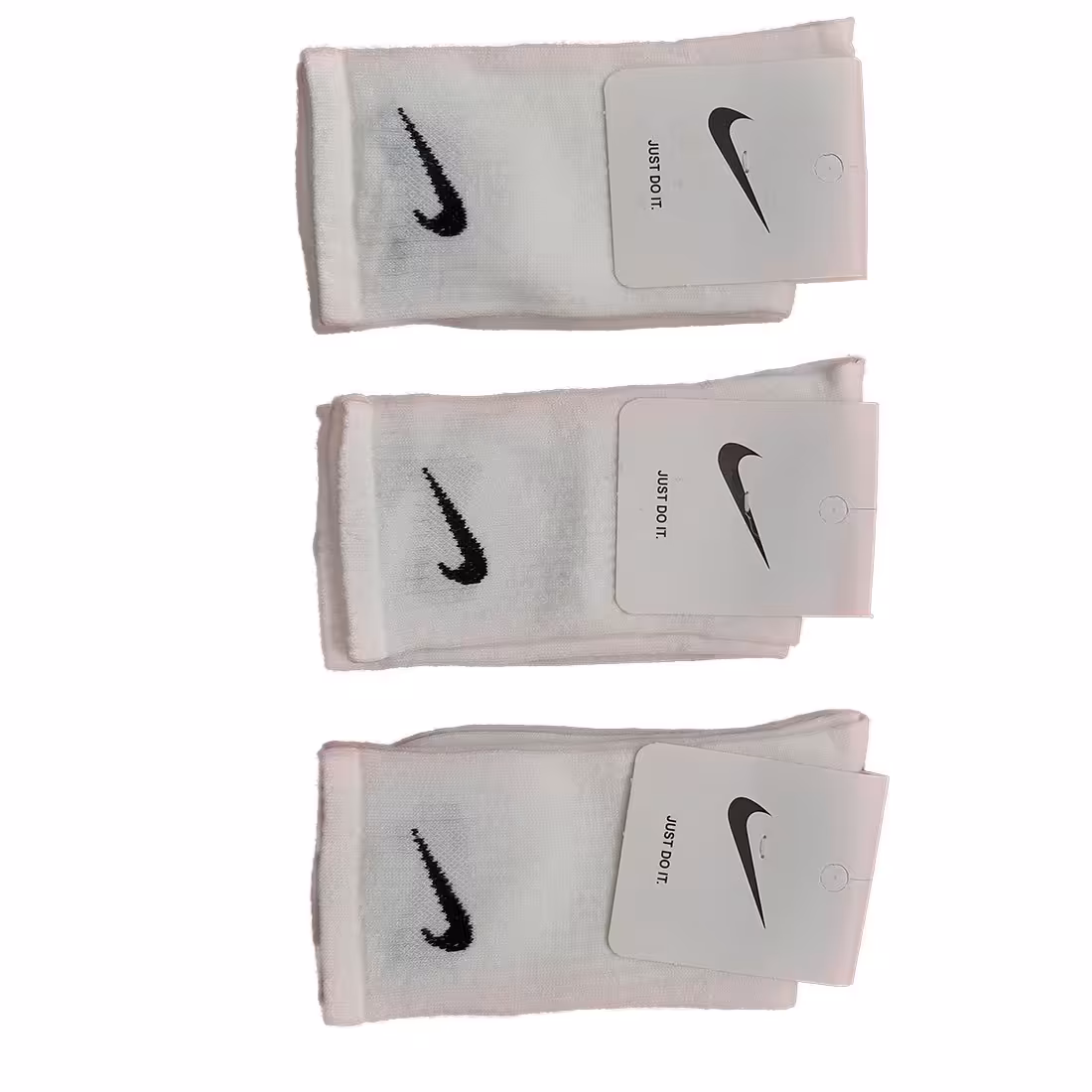 جوراب ساق بلند سفید طرح نایک کد 5