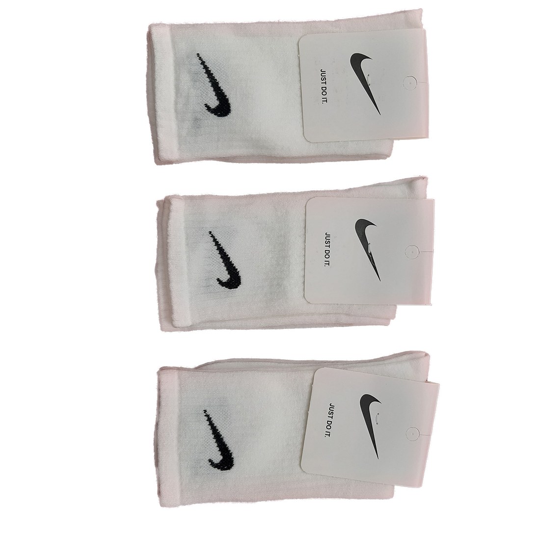 جوراب ساق بلند سفید طرح نایک کد 5