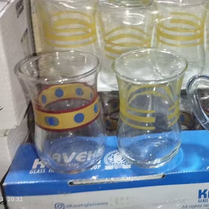 استکان عربی اصلی بدونه دست و با دسته