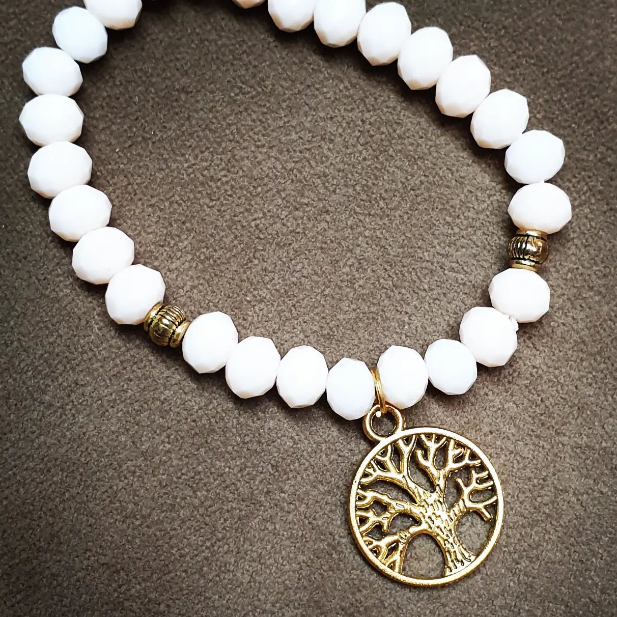 دستبند کریستال آویز درخت