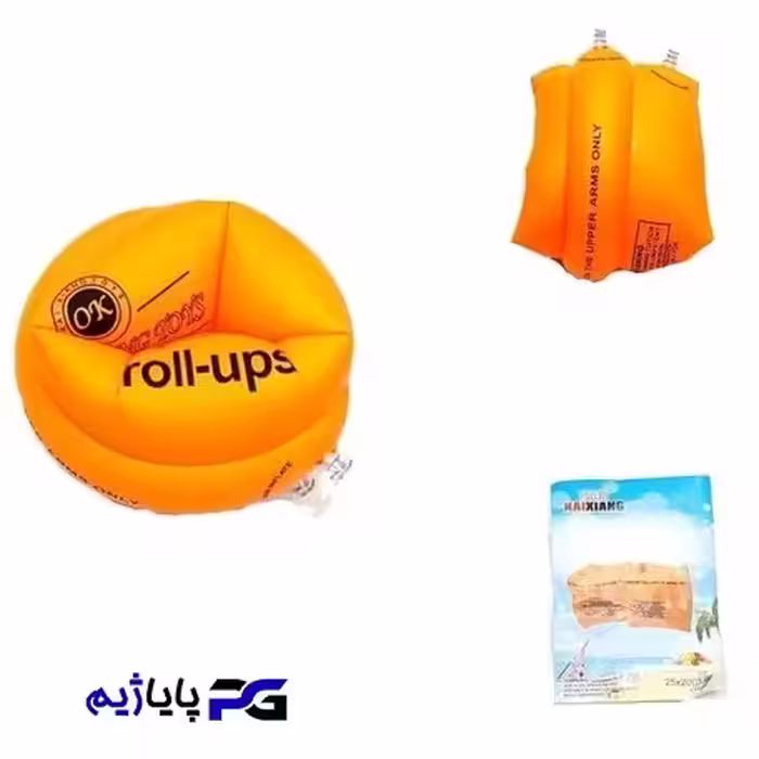 بازو بند شنا کودکان rool ups رنگ نارنجی