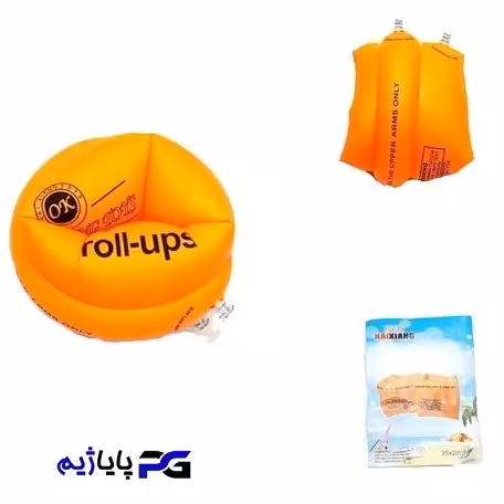 بازو بند شنا کودکان rool ups رنگ نارنجی