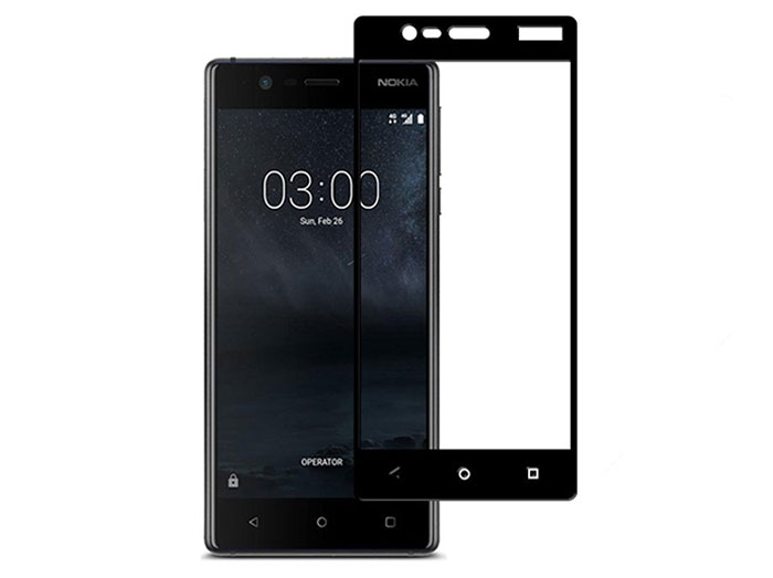 محافظ صفحه نمایش شیشه ای تمام صفحه رمو نوکیا Remo 3D Glass Nokia 3