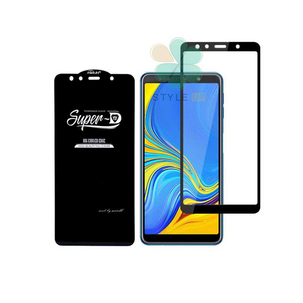 گلس گوشی سامسونگ Samsung Galaxy A7 2018 تمام صفحه Super D