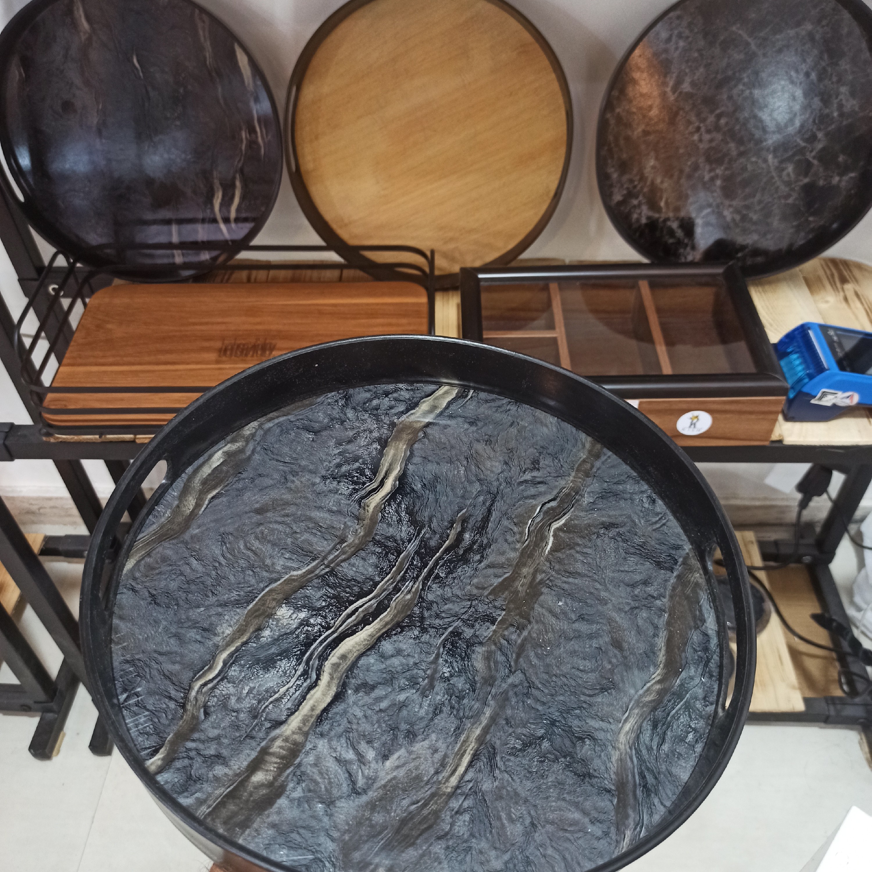 سینی پلاستیکی طرح آینه ای