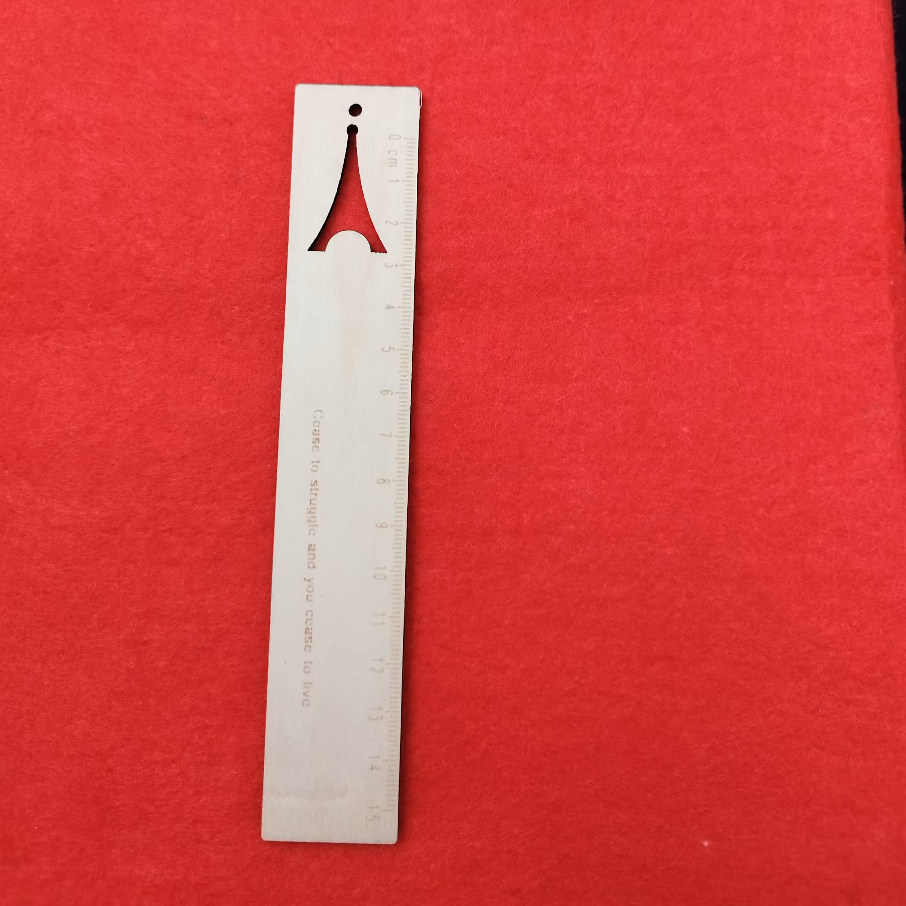 خط کش چوبی_ طرح برج ایفل