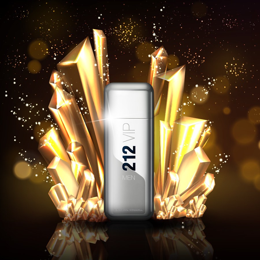 اسانس عطر کارولینا هررا 212 وی آی پی مردانه حجم 25 گرم CAROLINA HERRERA-212VIP