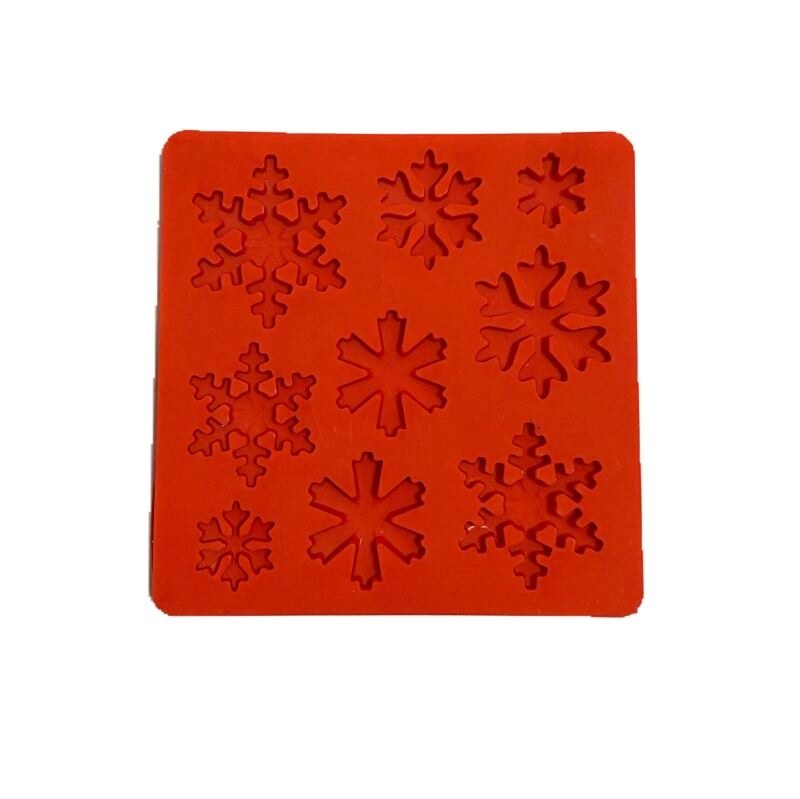 مولد و قالب فوندانت مدل دانه برف 9 تایی