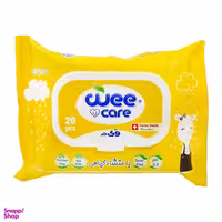 دستمال مرطوب وی کر مدل Argan oil بسته 20 عددی