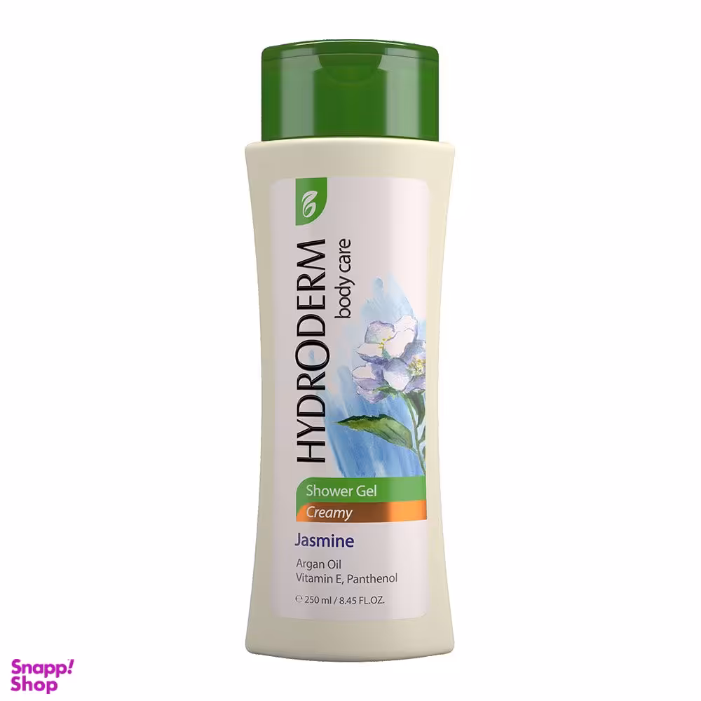 شامپو کرمی بدن هیدرودرم (Hydroderm) مدل یاس و آرگان حجم 250 میلی لیتر