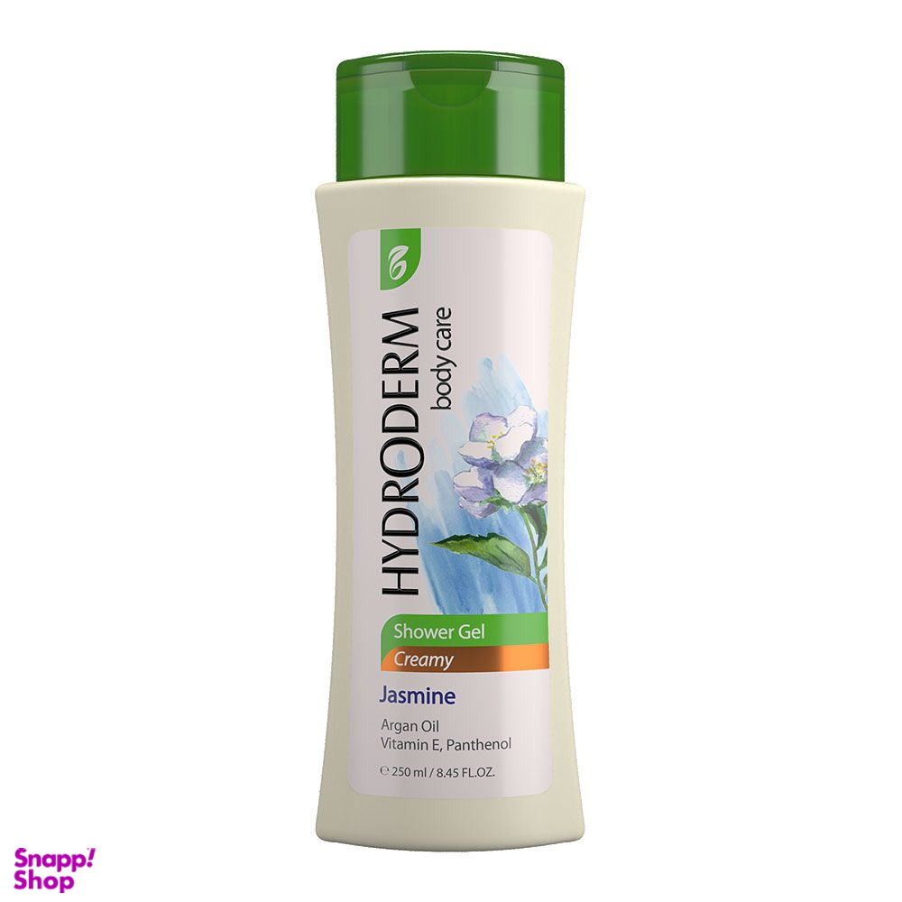 شامپو کرمی بدن هیدرودرم (Hydroderm) مدل یاس و آرگان حجم 250 میلی لیتر
