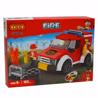 لگو آتش نشان  ماشین 4 چرخ آبپاش -739 1D3 COGO 3018-2