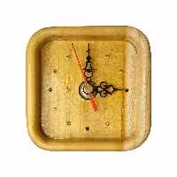 ساعت چوبی رومیزی نگین دار کد 008