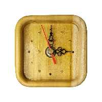 ساعت چوبی رومیزی نگین دار کد 008