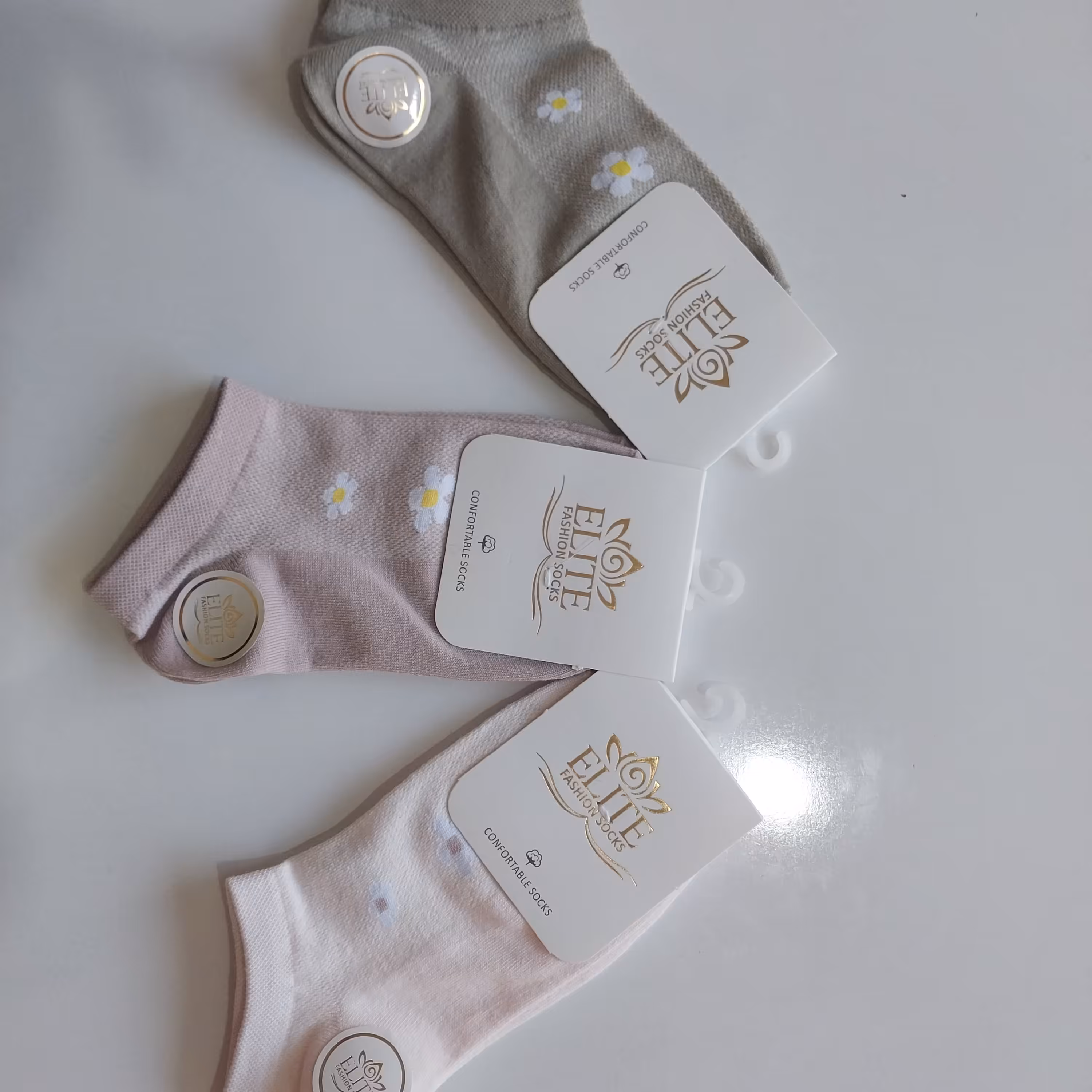 جوراب مچی گلدار الیت