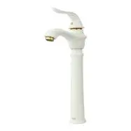 شیر روشویی پایه بلند راسان  مدل پریمو  سفید