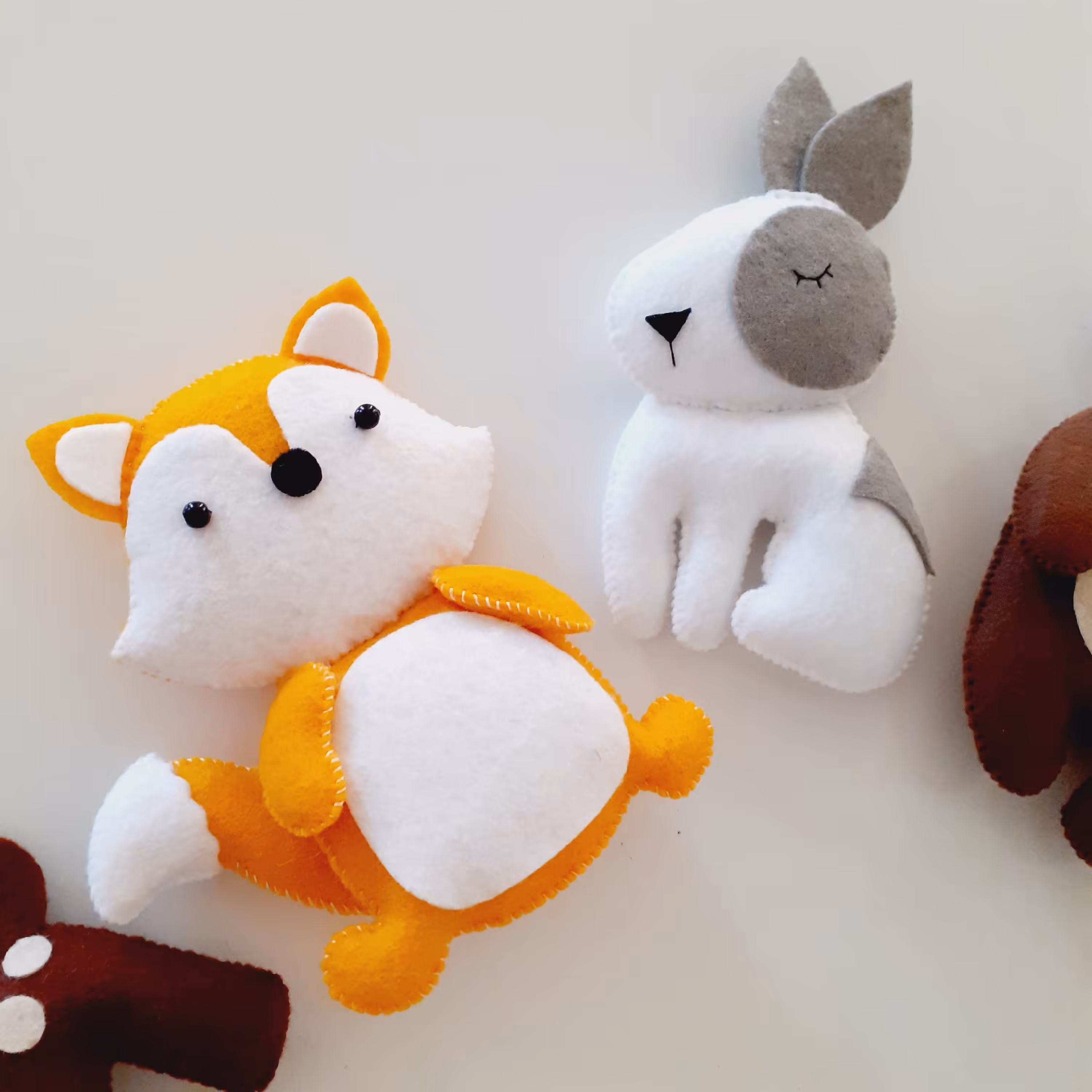 عروسک نمدی حیوانات