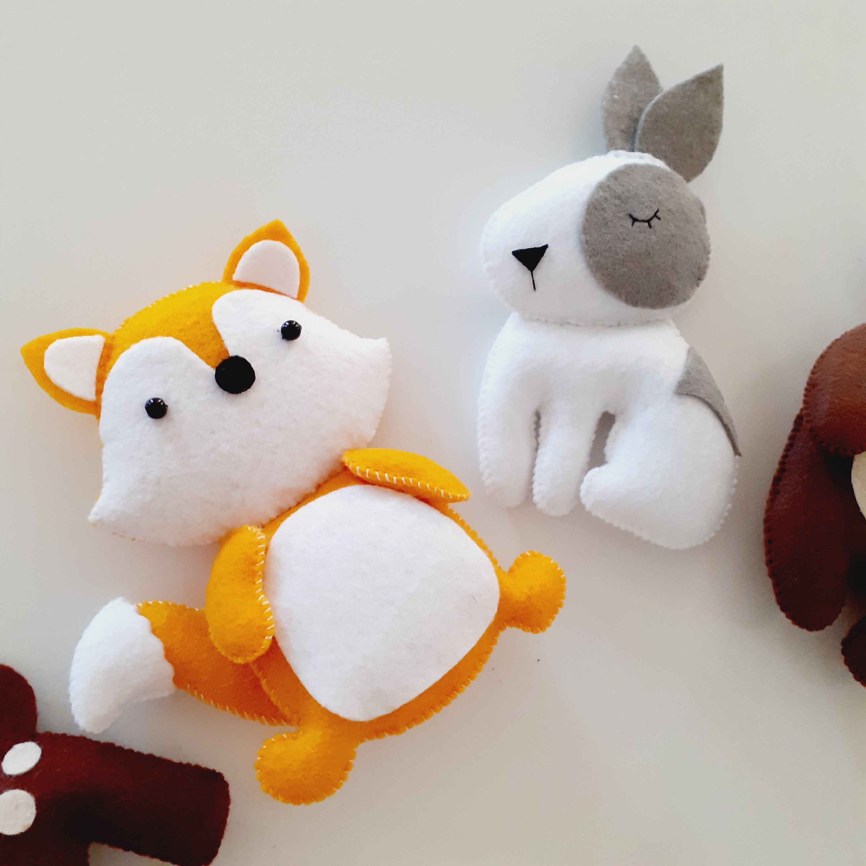 عروسک نمدی حیوانات