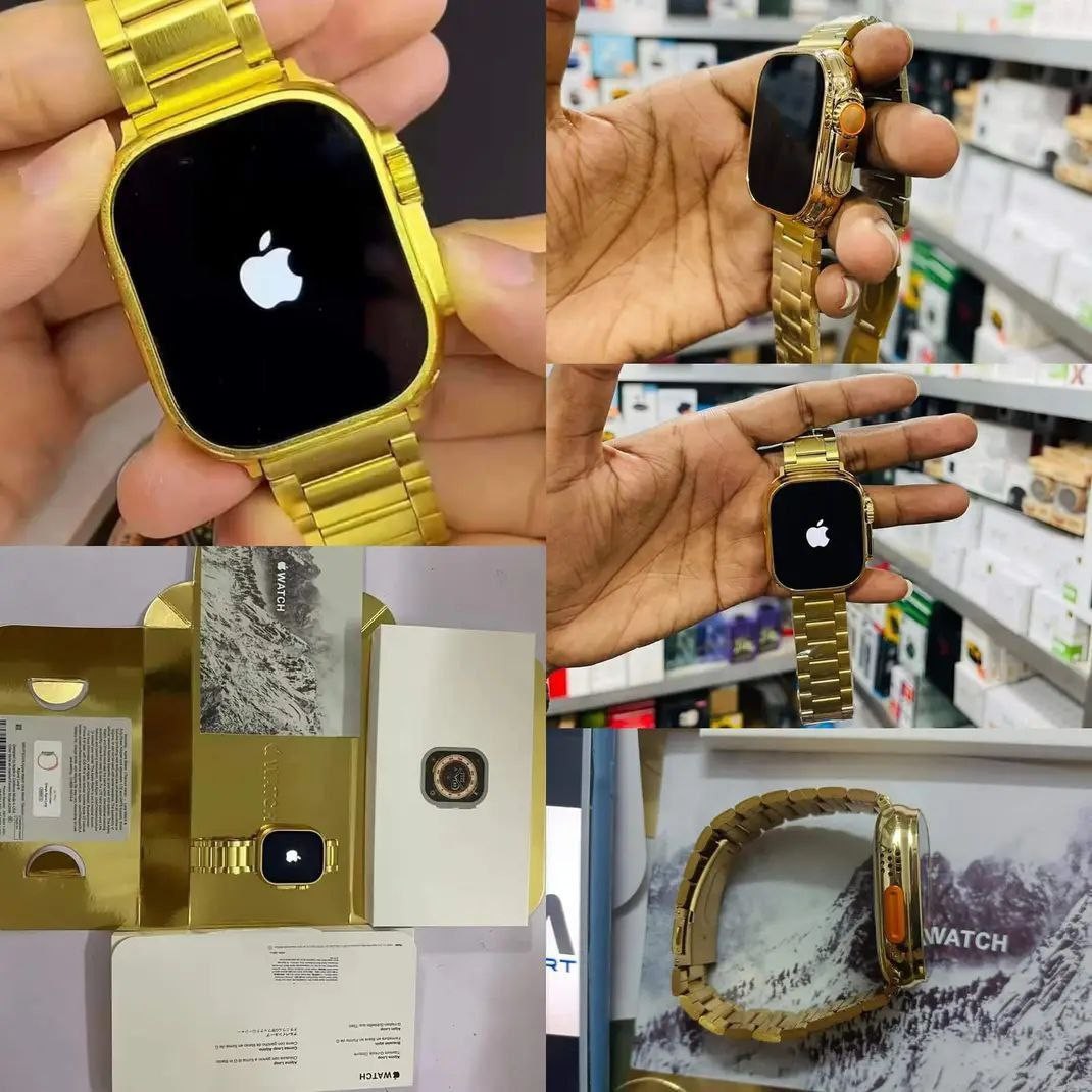 ساعت سری 8 ULTRA مدل ULTRA GOLD فول  صفحه 49MMخیلی شیک و لاکچری

