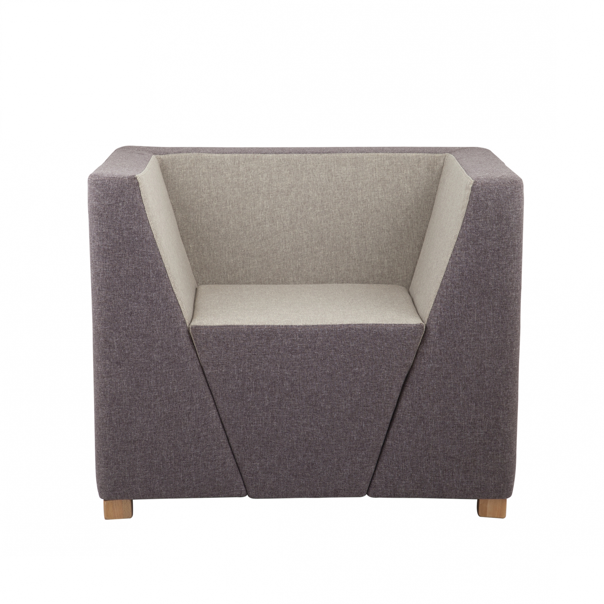 ‌مبل مکعبی تک نفره دو دسته مدل MCF-711 آرتمن