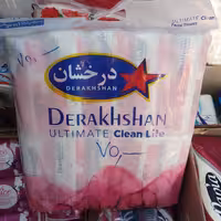 دستمال اقتصادی درخشان 100 برگ دولا بسته 10 عددی