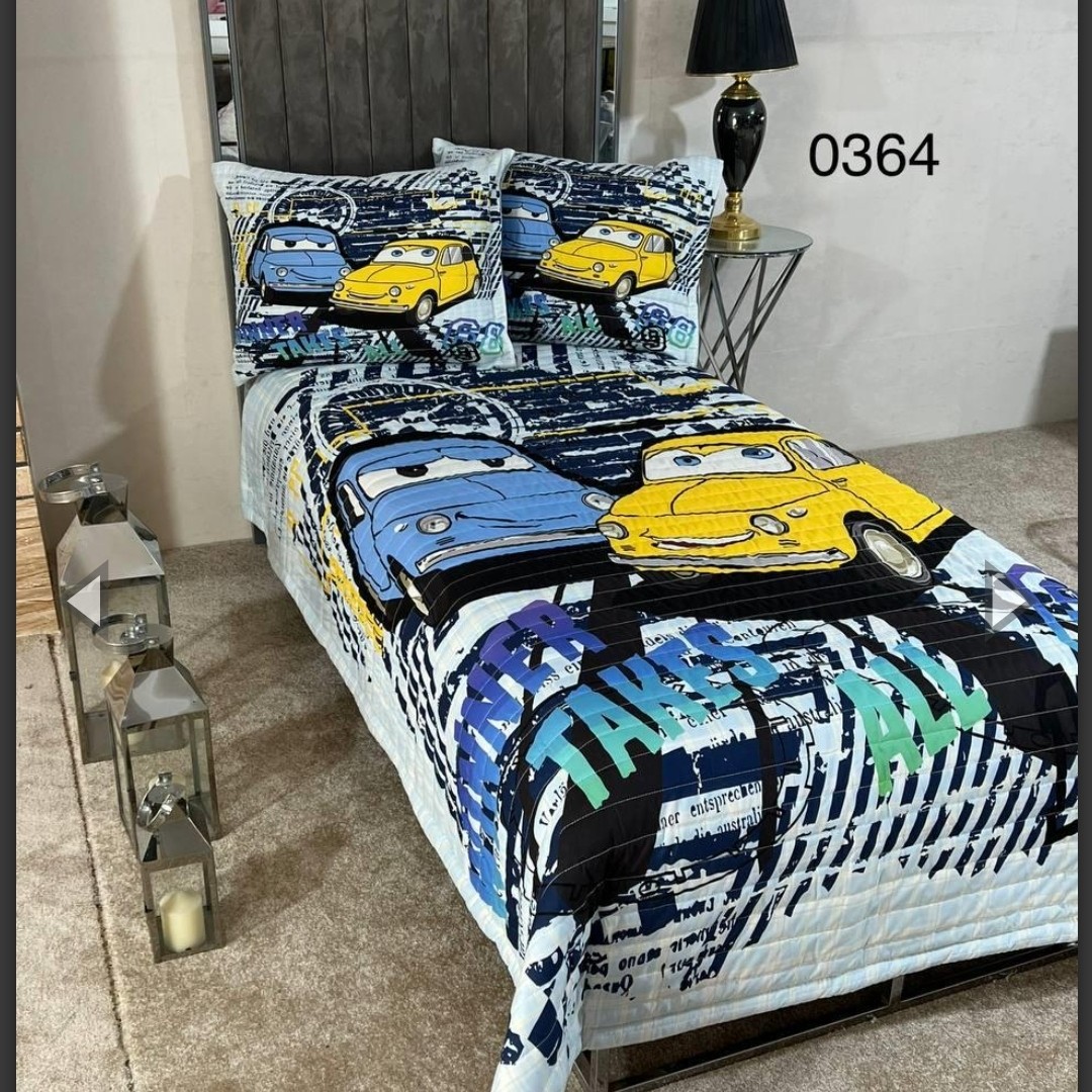 روتختی یک نفره سه بعدی برنده(ضمانت پرز و رنگ )