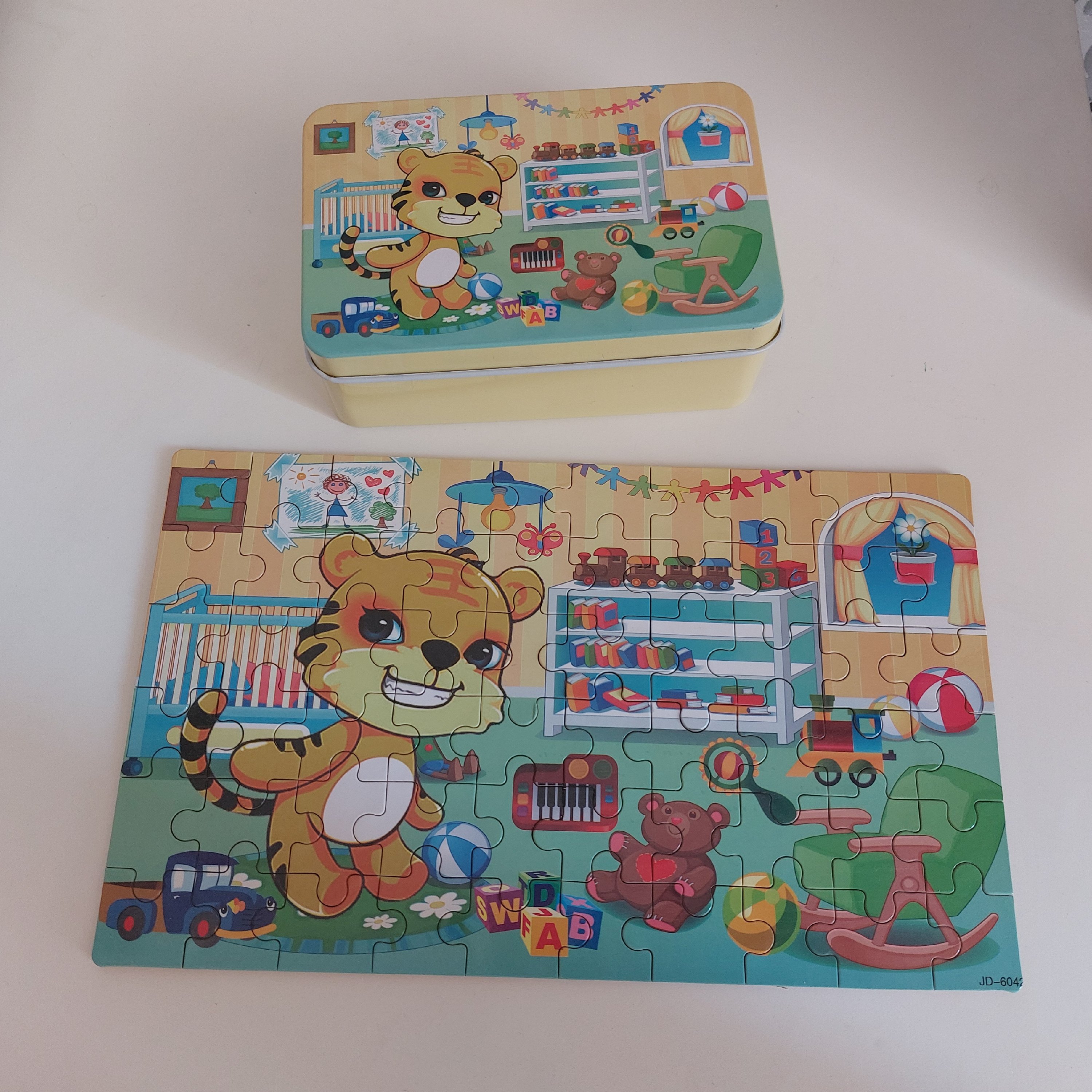 پازل چوبی 60 تکه  طرح خرس ها