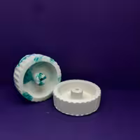 اکسسوری بتنی و سنگ مصنوعی ..جاعودی ایستاده در ارتفاع 3 سانت و قطر دهنه 6 و وزن 120 گرمی و عمق 2 سانت