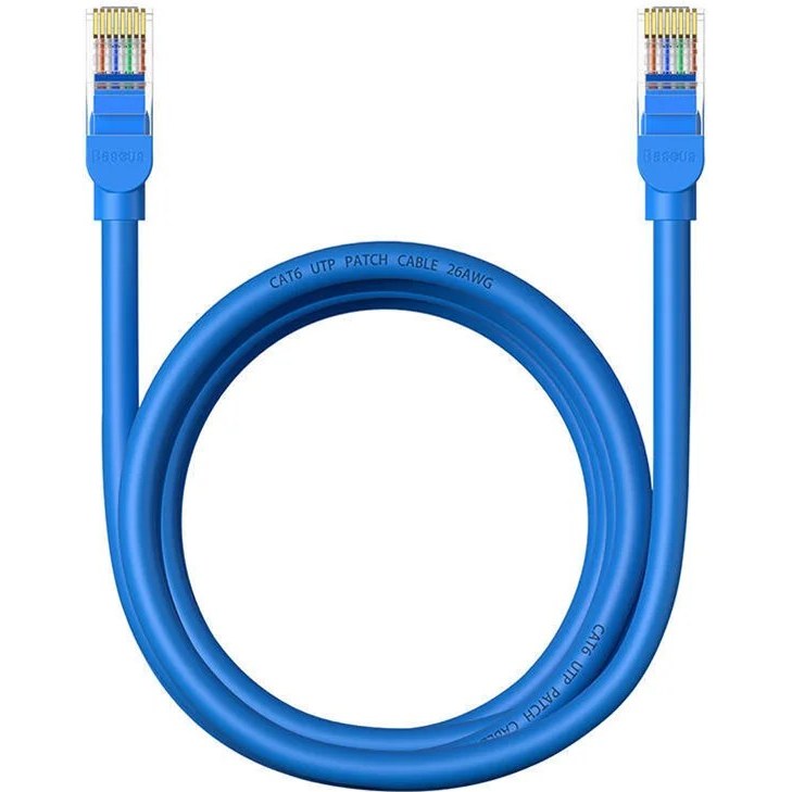 کابل‌ شبکه بیسوس سه متری مدل Baseus High Speed CAT6 Gigabit Ethernet Cable 3m B00133204311-03