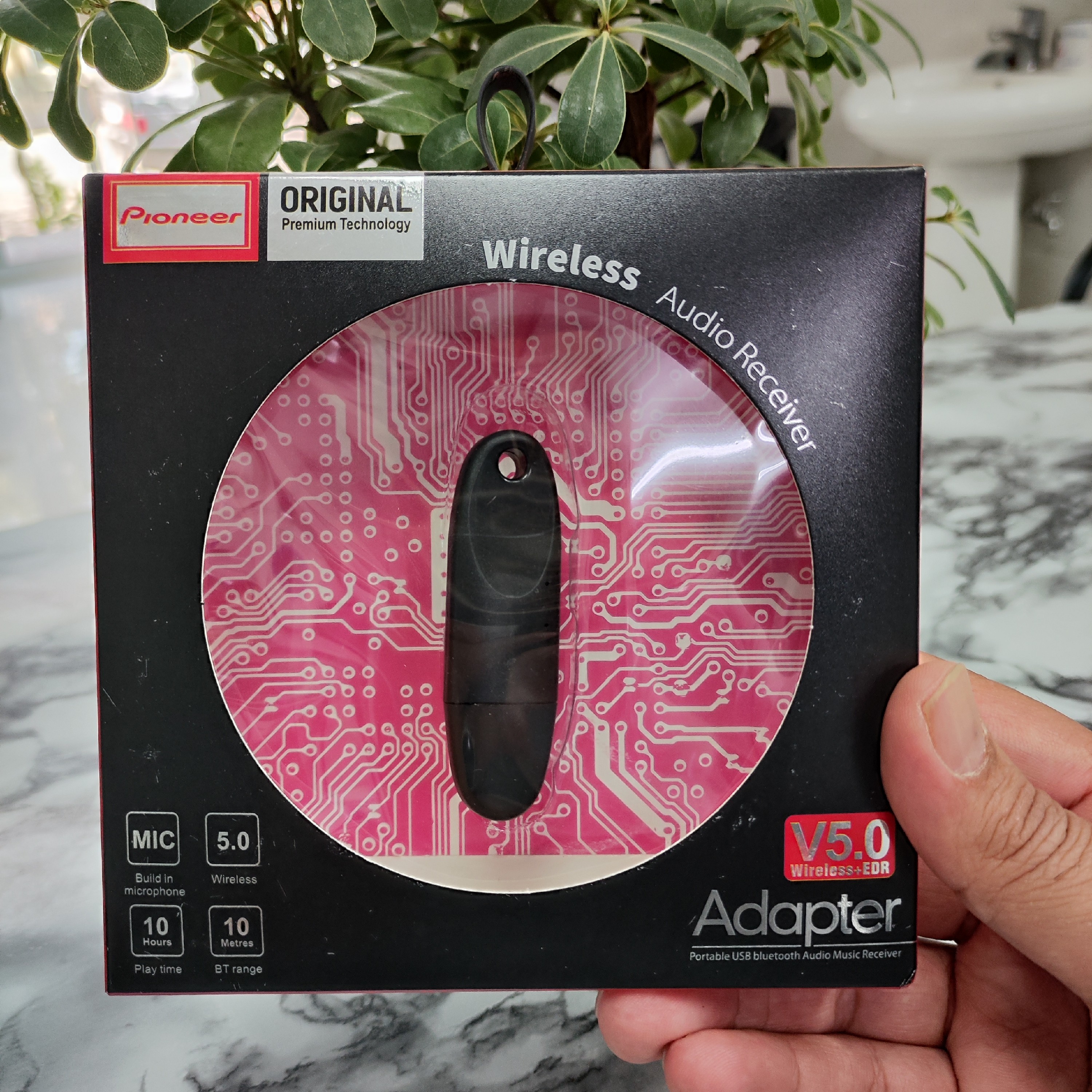 دانگل بلوتوث پایونیر مدل p-01 کیفیت انتقال صدای عالی دارای میکروفن 