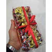 شکلات کادویی جی جی فلش بسته ی 250 گرمی جعبه طلقی | amazonchi