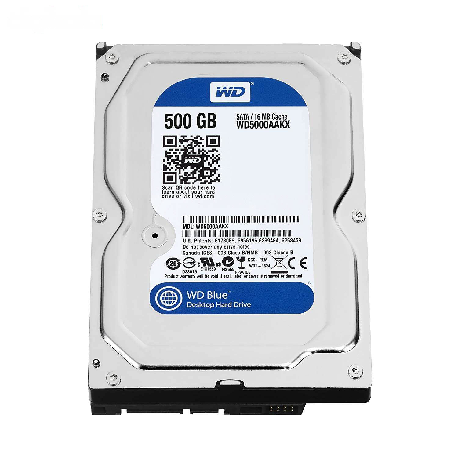 هارددیسک اینترنال وسترن دیجیتال مدل Blue WD5000 ظرفیت500گیگابایت