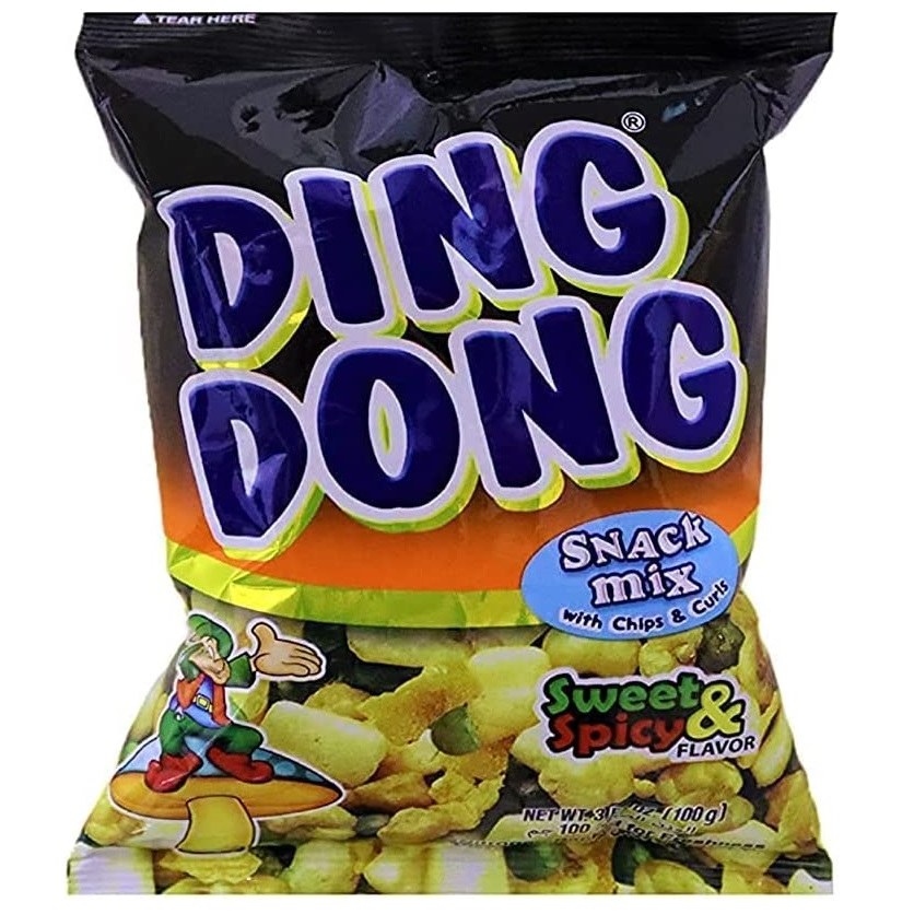   آجیل هندی دینگ دونگ مدل میکس تند و شیرین 100 گرمی