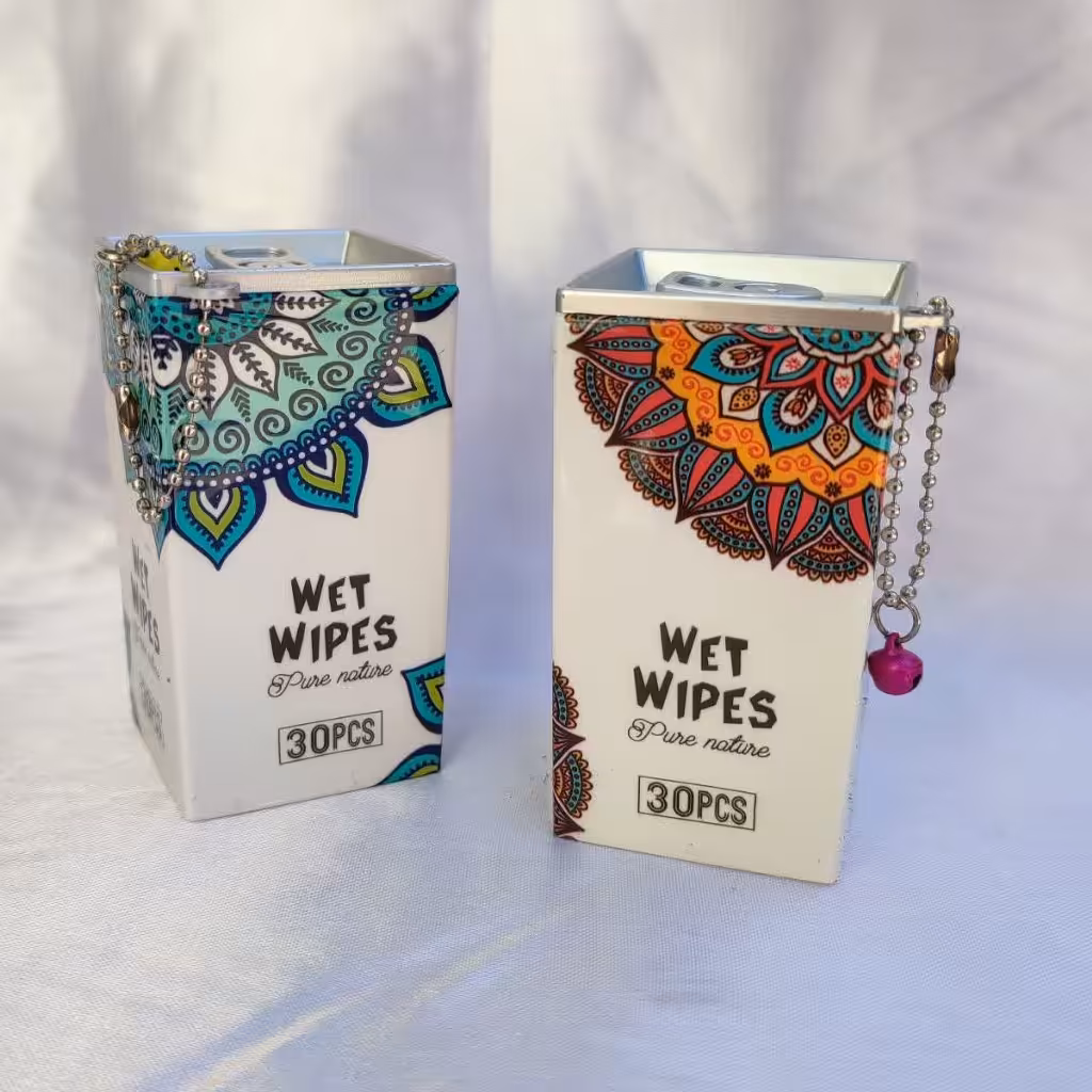 دستمال مرطوب  قوطی  مکعبی 