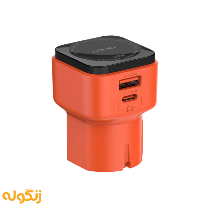 شارژر سریع الدینیو مدل LDNIO Q2420 - زنگوله