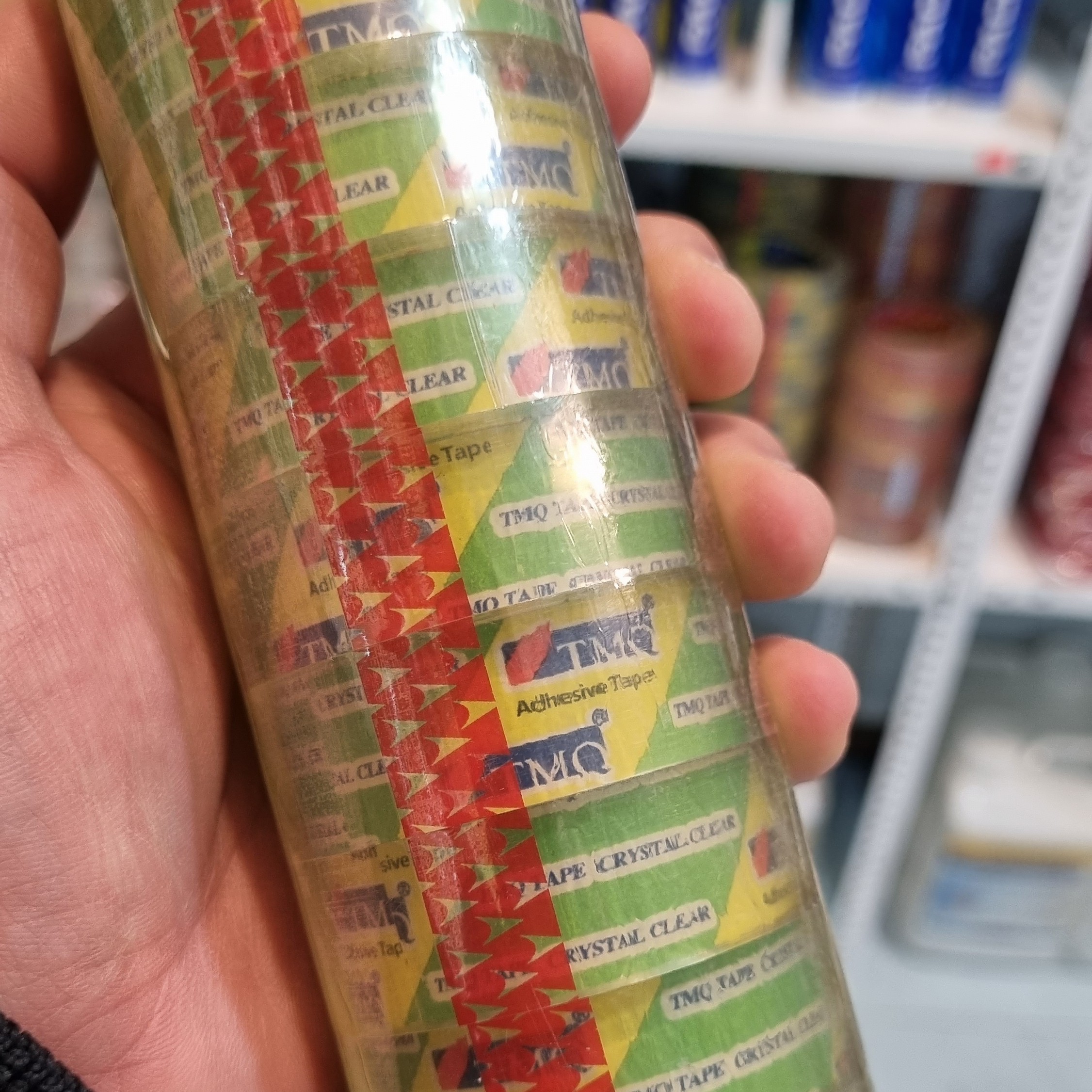 چسب نواری tmq- بسته بندی 10 عددی- چسبندگی عالی و ضخیم