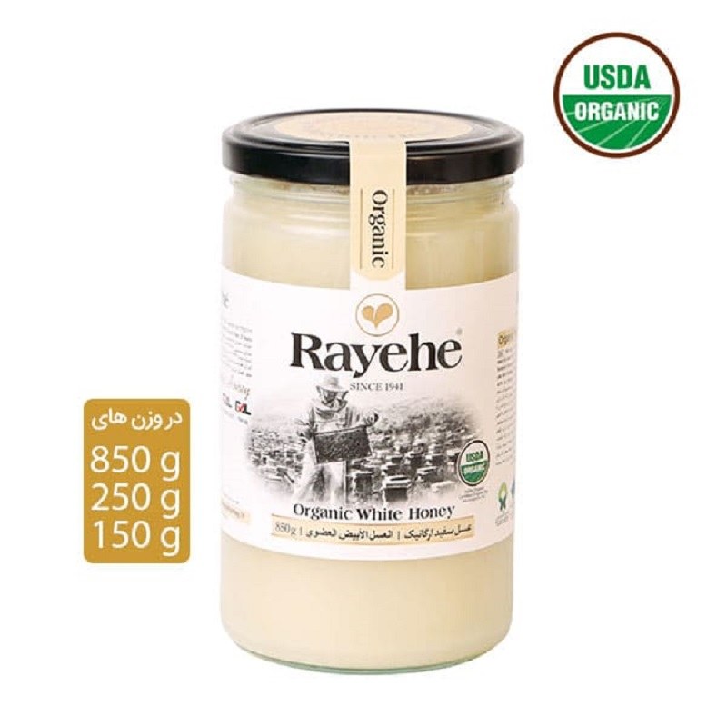 عسل ارگانیک سفید رایحه250 گرمی